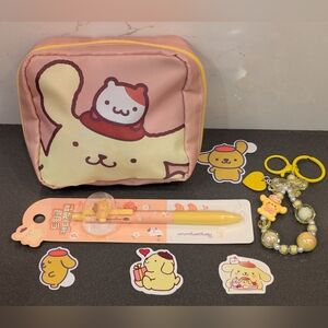 Sanrio Pompompurin Pouch Set